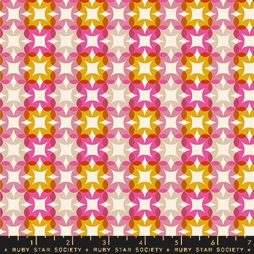 Ruby Star Society - Woodland Park - Flower Plaid Raspberry RS 108514