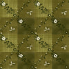 Henry Glass Fabrics - Bucklebury Chintz - Geometrics Olive