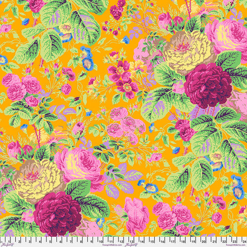 Kaffe Fassett Collective Feb 2025 - Gradi Floral Gold PWPJ053