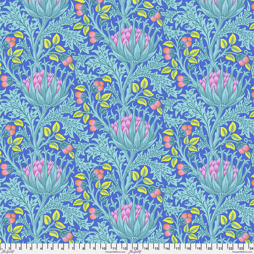 Kaffe x Morris & Co - Artichoke Blue PWKW001