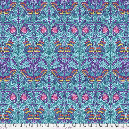 Kaffe x Morris & Co - Bluebell Purple PWKW004