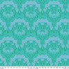 Kaffe x Morris & Co - Michaelmas Daisy Aqua PWKW007