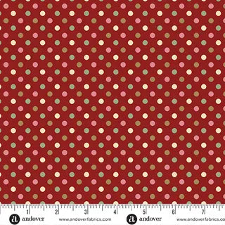 Andover Fabrics - Mayfair - Glenda S Red