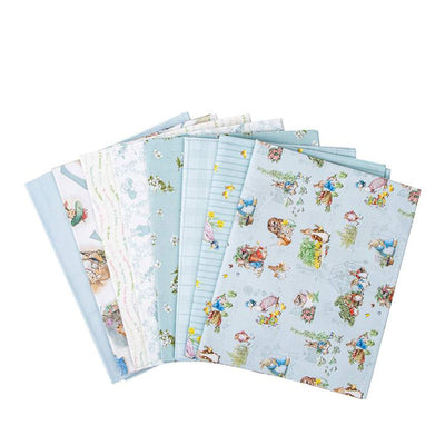 Riley Blake Designs - Peter Rabbit & Friends - Fabric Bundle in Blue (8 Fabrics)