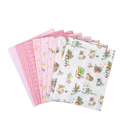 Riley Blake Designs - Peter Rabbit & Friends - Fabric Bundle in Pink (8 Fabrics)