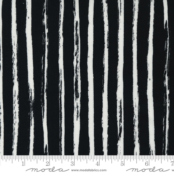 Moda - Playgrounds - Painted Stripes Ink 226512