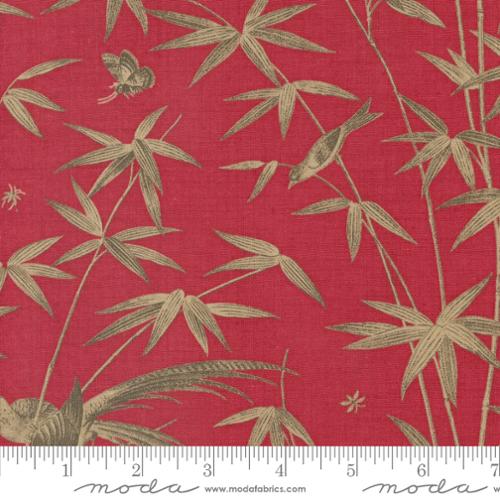 Moda - French General - Rouenneries Trois - Bird Toile Rouge 1396015