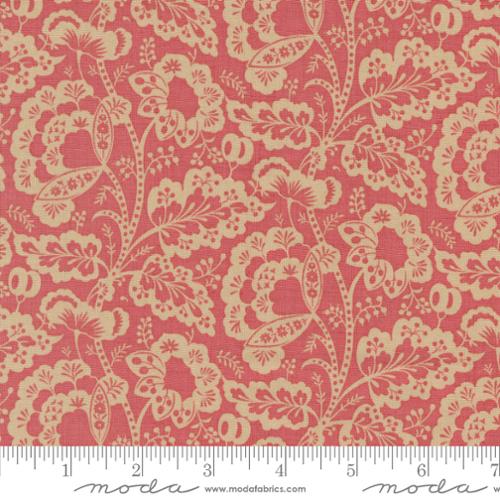 Moda - French General - Rouenneries Trois - Jolie Floral Toile Faded Red 1396313