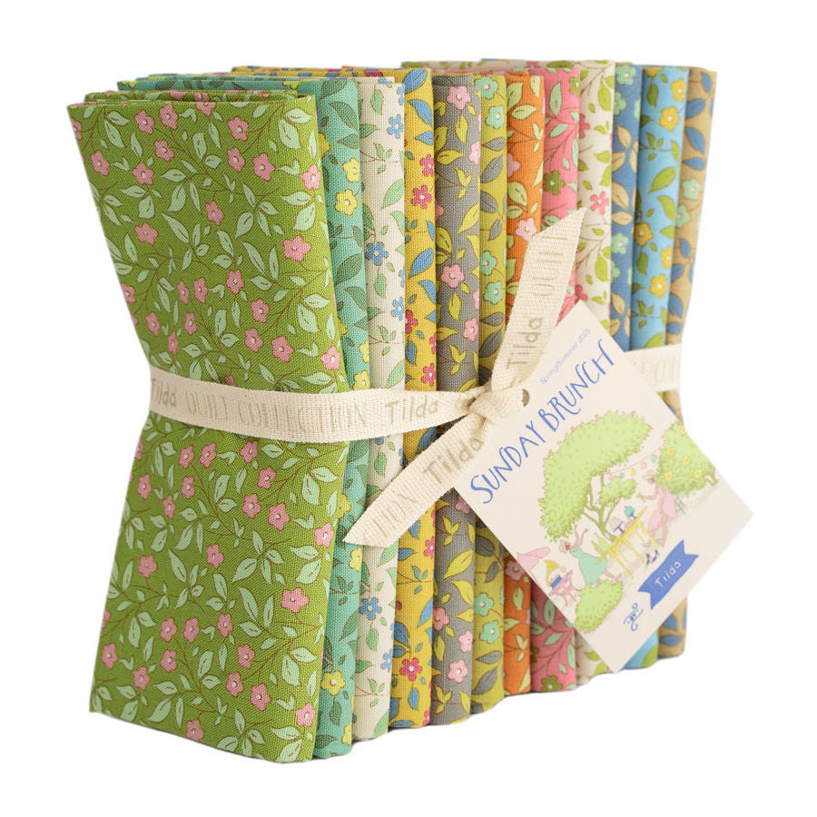 **PRE-ORDER**   Tilda  - Sunday Brunch - Tipsy Fabric Bundle