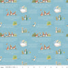 Riley Blake Designs - The Tale of Peter Rabbit - Text Blue