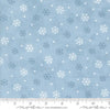 Moda - Woodland Winter - Snowflake Toss Sky Blue