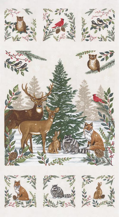 Moda - Woodland Winter - Full Collection Bundle (31 fat quarters & panel)