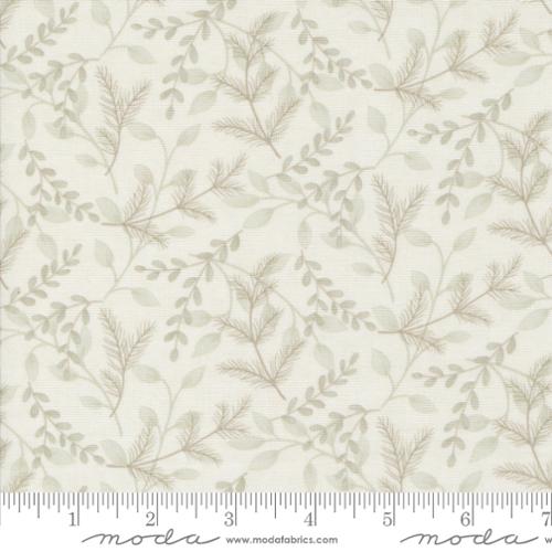 Moda - Woodland Winter - Winter Greenery Snowy White